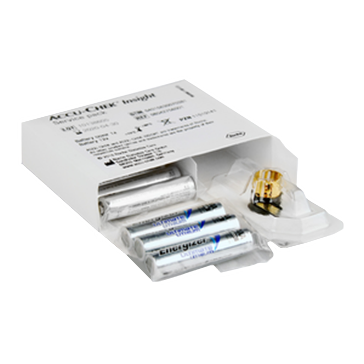 Pacchetto di servizi Accu-Chek® Insight (12 batt. / 1 coperchio) image number 0